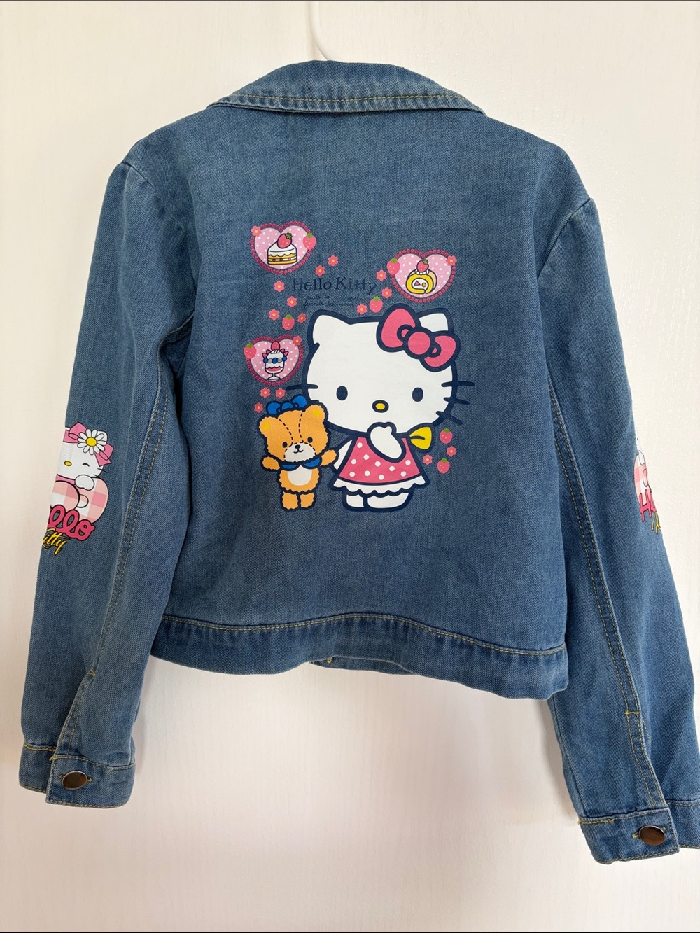 Girls 7/8 Hello Kitty Denim Jacket